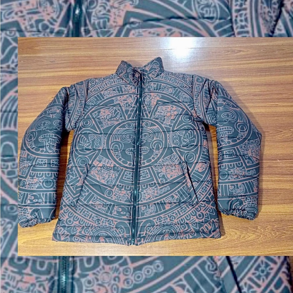 Mayan Geometric Patterned Jacket - image 2